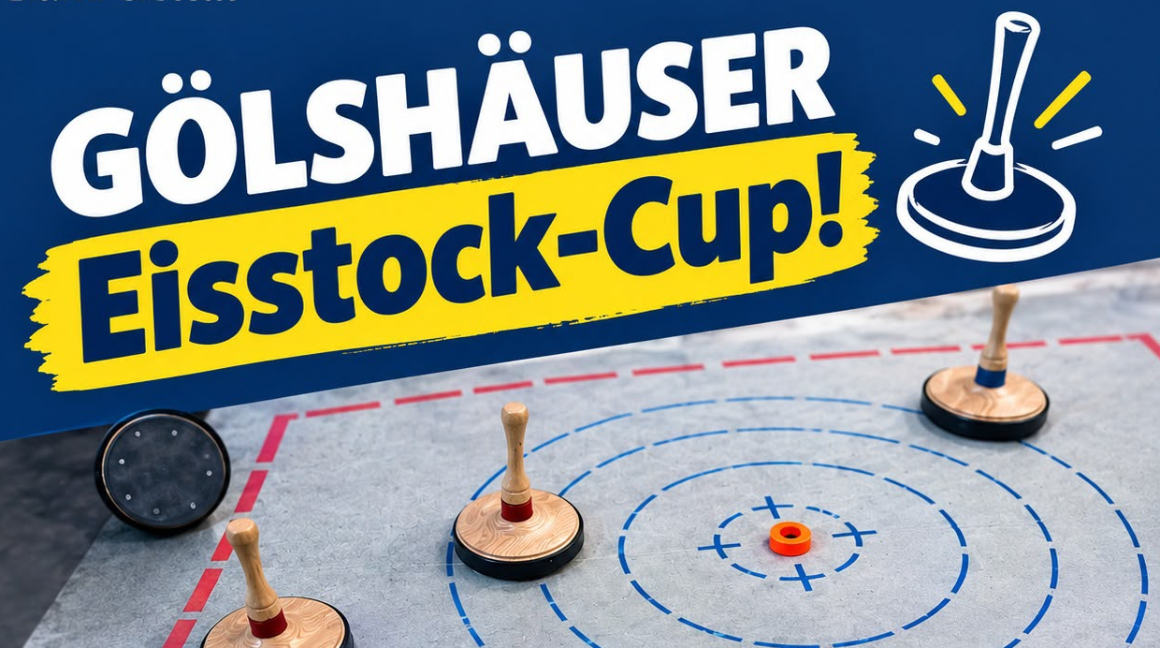 JU Kraichgau beim 1. G�lsh�user Eisstock-Cup